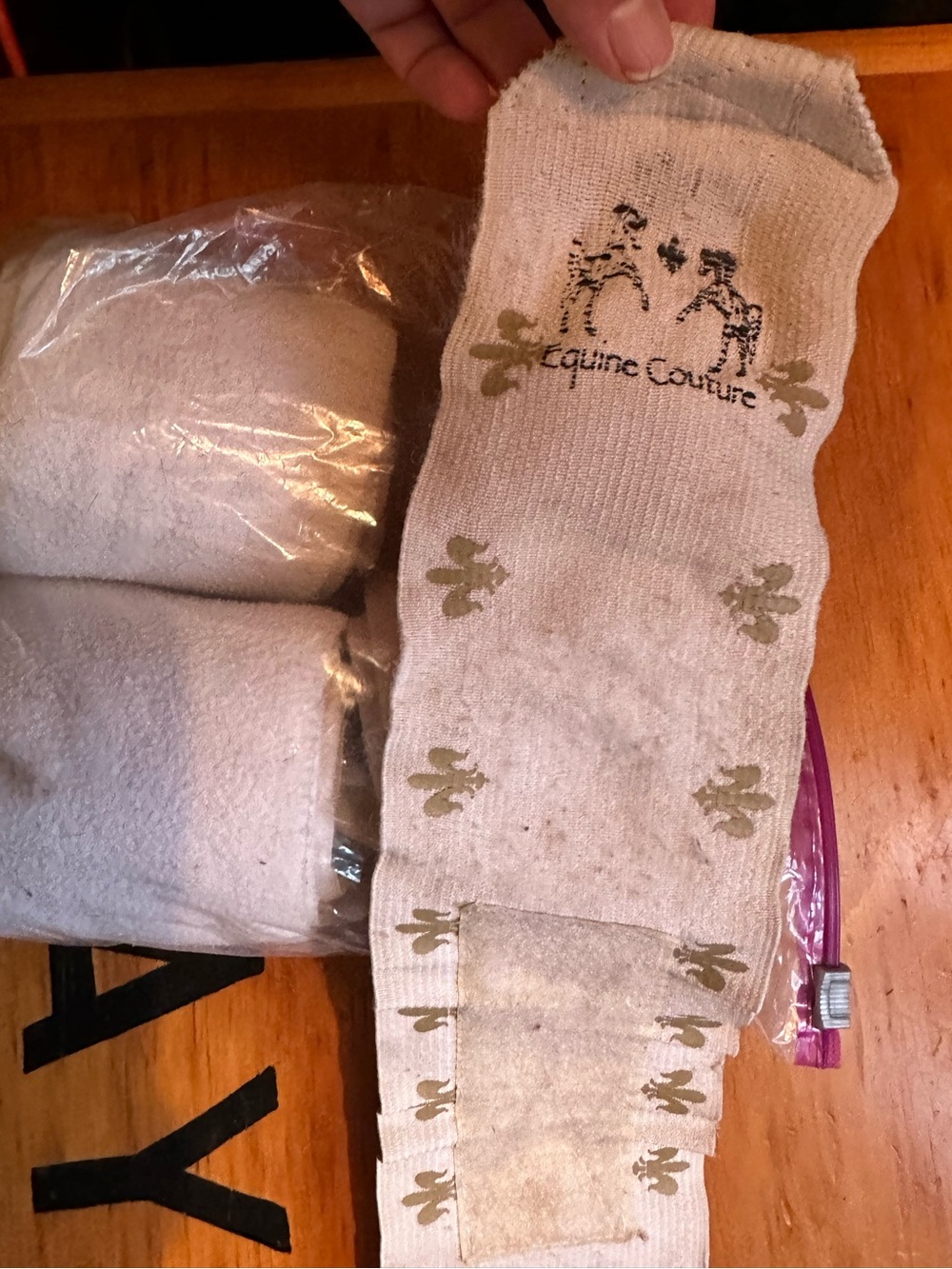 Equine Couture White Polo Wraps Pony Size